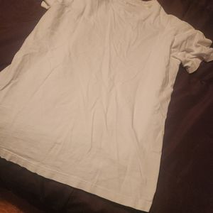 Duluth trading white trim fit short sleeve  large t shirt